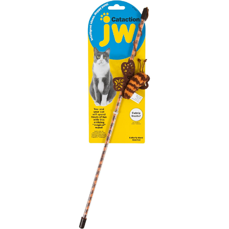 Juguete Varita con Mariposa para Gatos Petmate Juguete Varita con Mariposa para Gatos Petmate